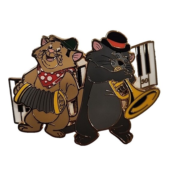 Disney Pin The Aristocats 50th Anniversary Peppo and Scat Cat DSSH LE 400 143611 - Picture 2 of 7